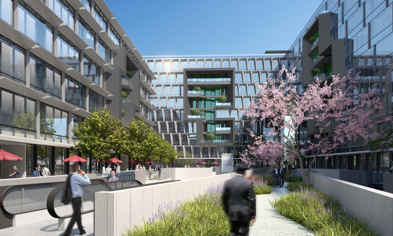 BIM建筑|律动绿洲，超越凝固时刻：临空超大型围合式建筑 / BAU建筑与城市设计事务所