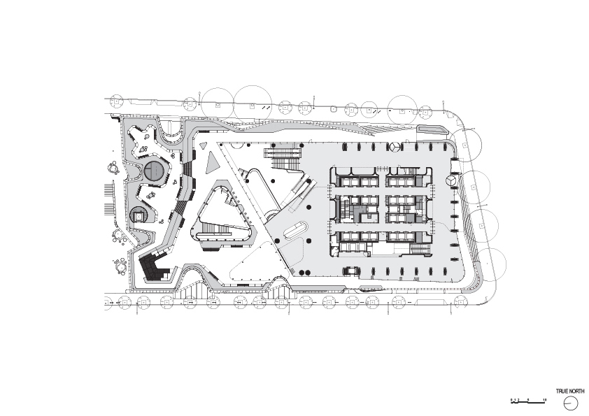 BIM建筑|首个塔楼改造 Quay Quarter，‘嫁接’新楼板 / 3XN