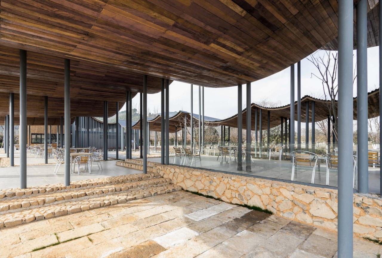 BIM建筑|径山花海帐亭 / 浙江农林大学园林设计院 + 杭州东维建筑