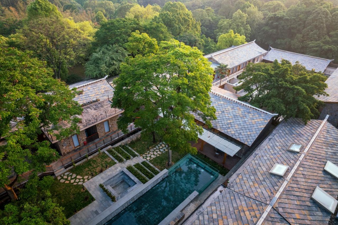 BIM建筑|瀑布下的诗意栖居:尧珈•瀑布村 /上海尧舜建筑设计有限公司