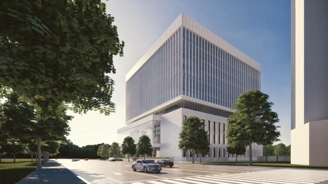 BIM建筑|凝固的正义•常州市中级人民法院扩建 / 简和建筑