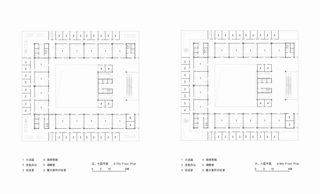 BIM建筑|凝固的正义•常州市中级人民法院扩建 / 简和建筑