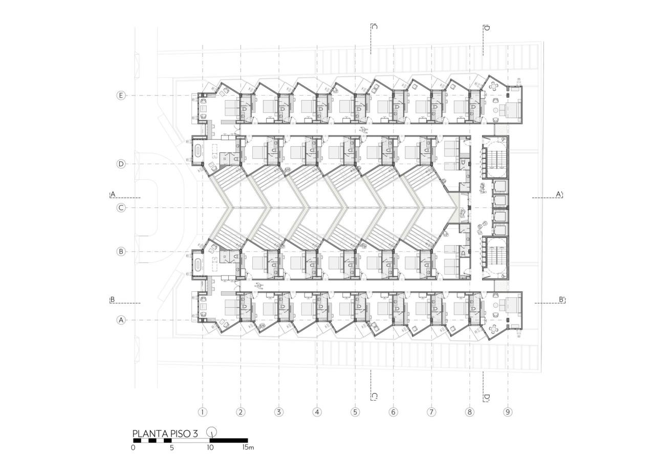 BIM建筑|BA’RA 酒店 / Plan:b arquitectos