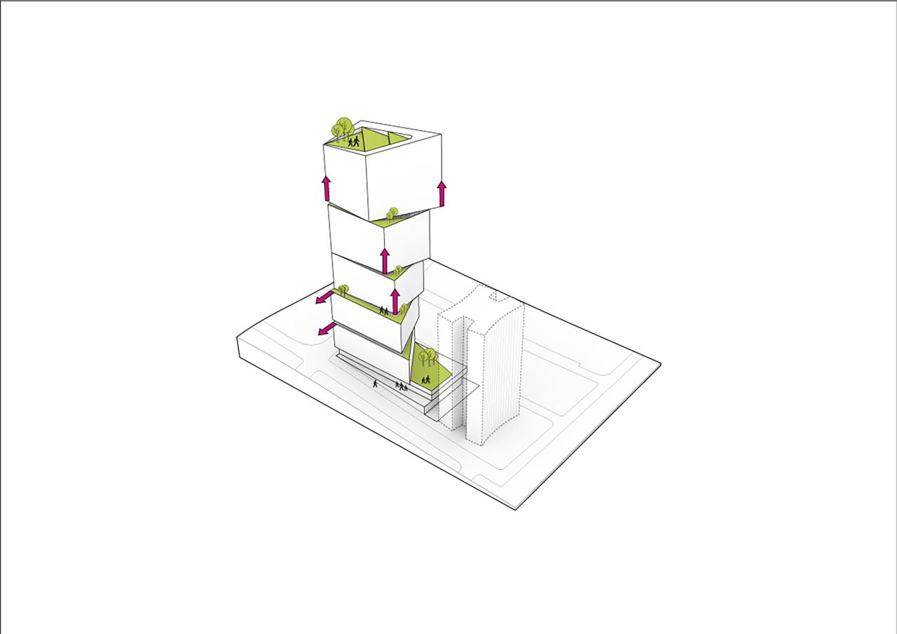 BIM建筑|首个塔楼改造 Quay Quarter，‘嫁接’新楼板 / 3XN