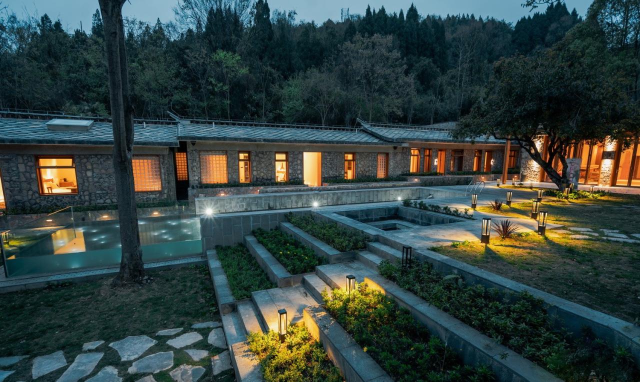 BIM建筑|瀑布下的诗意栖居:尧珈•瀑布村 /上海尧舜建筑设计有限公司