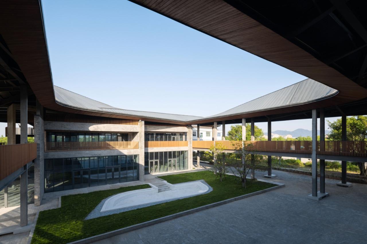 BIM建筑|台州路廊驿站 / 园舍建筑景观