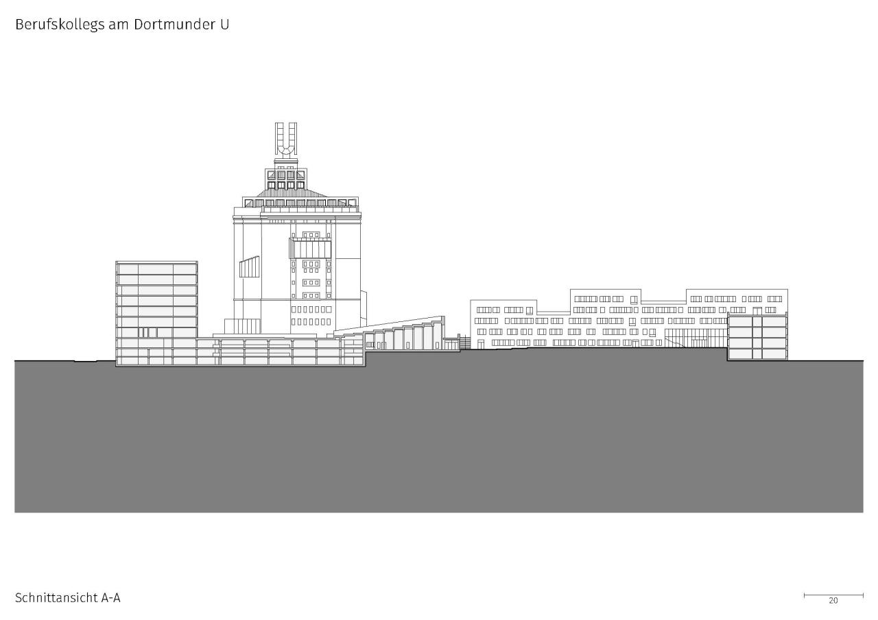 BIM建筑|德国多特蒙德U艺术创意中心及职业教育学园 / Gerber Architekten