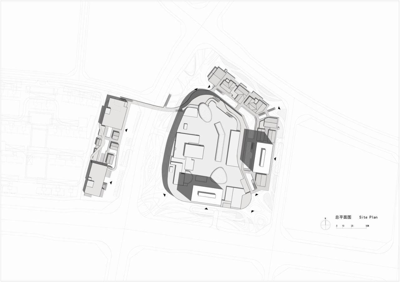 BIM建筑|山水之城·泰汶城市广场 / 简和建筑
