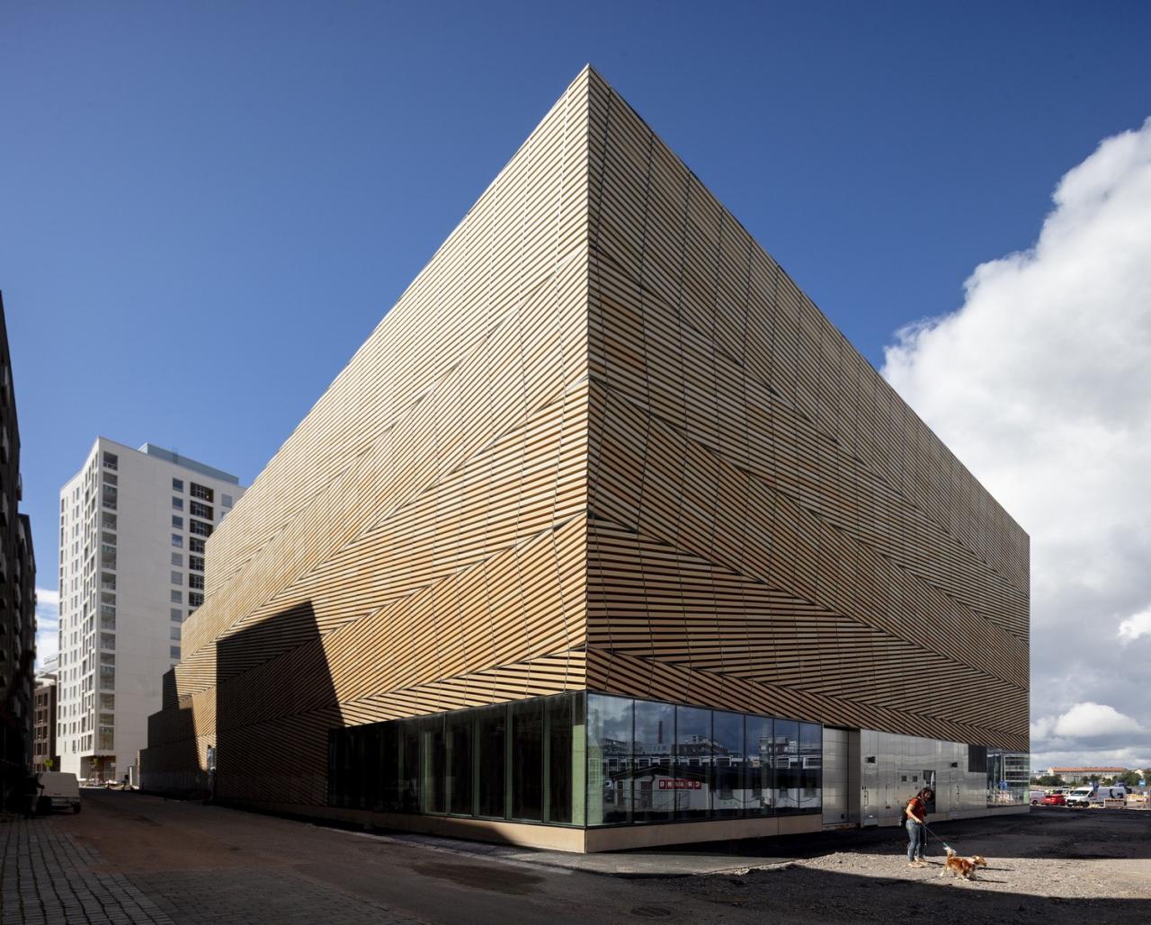 BIM建筑|梯田停车场 Saukonlaituri / ALA Architects