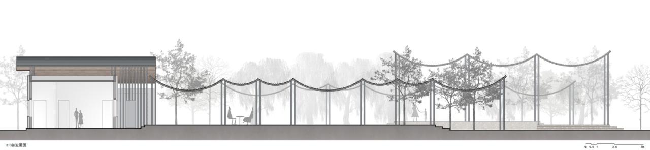 BIM建筑|径山花海帐亭 / 浙江农林大学园林设计院 + 杭州东维建筑