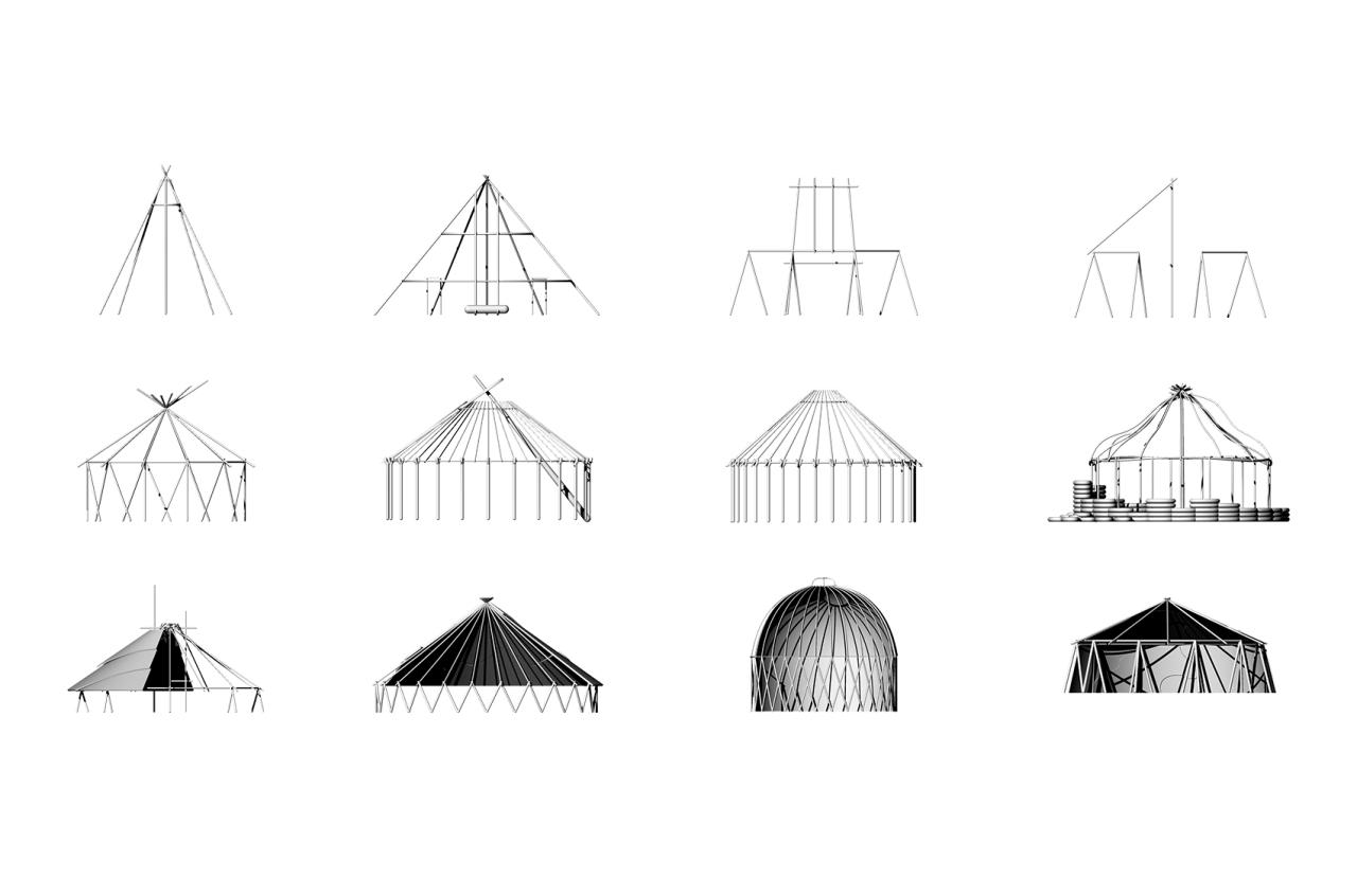 BIM建筑|充气蒙古包 Air Ger / 阁尔工作室
