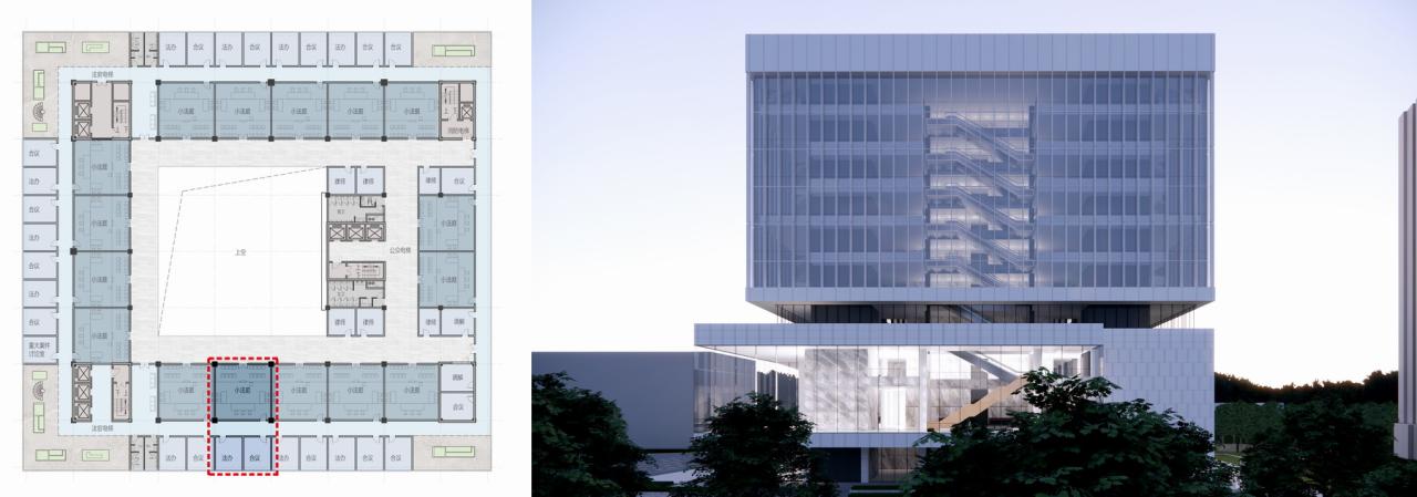 BIM建筑|凝固的正义•常州市中级人民法院扩建 / 简和建筑