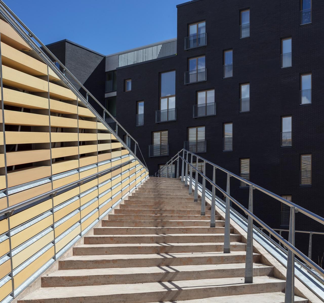 BIM建筑|梯田停车场 Saukonlaituri / ALA Architects