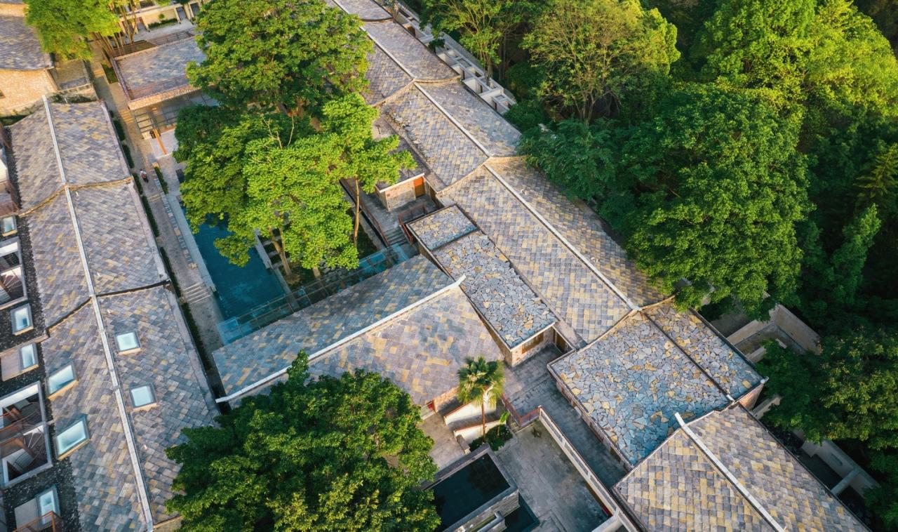 BIM建筑|瀑布下的诗意栖居:尧珈•瀑布村 /上海尧舜建筑设计有限公司