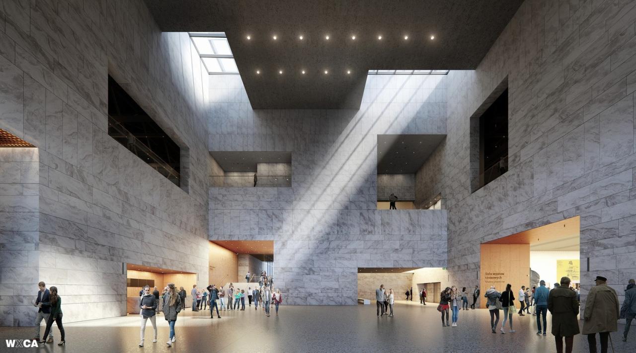 BIM建筑|波兰华沙的波兰历史博物馆和波兰陆军博物馆方案 / WXCA