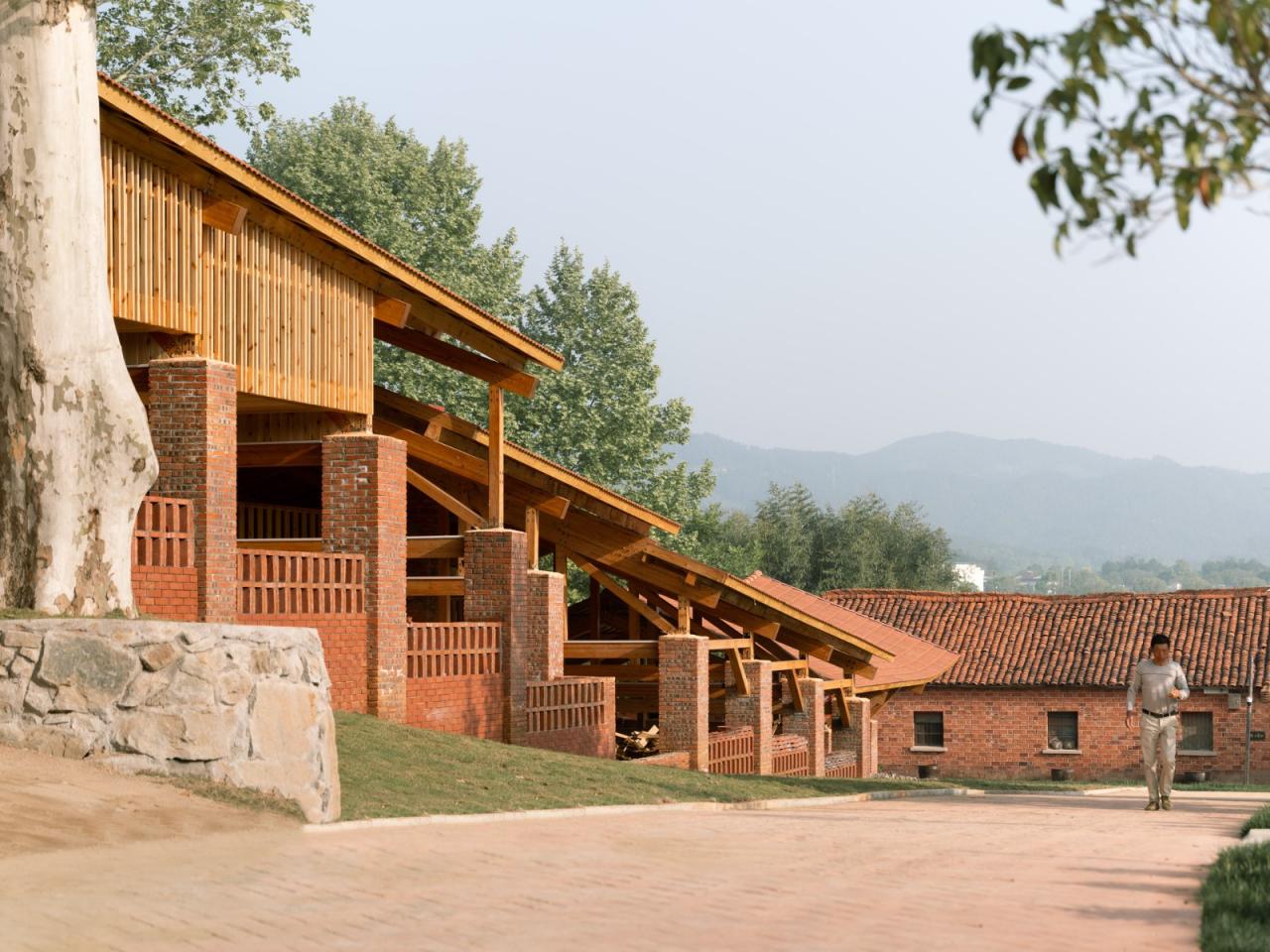 BIM建筑|安徽潜山痘姆龙窑及非遗客厅 / 灰空间建筑事务所