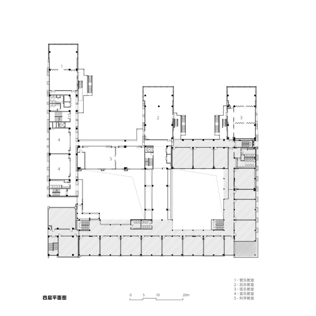 BIM建筑|学习层台—深圳福强小学 / 众建筑