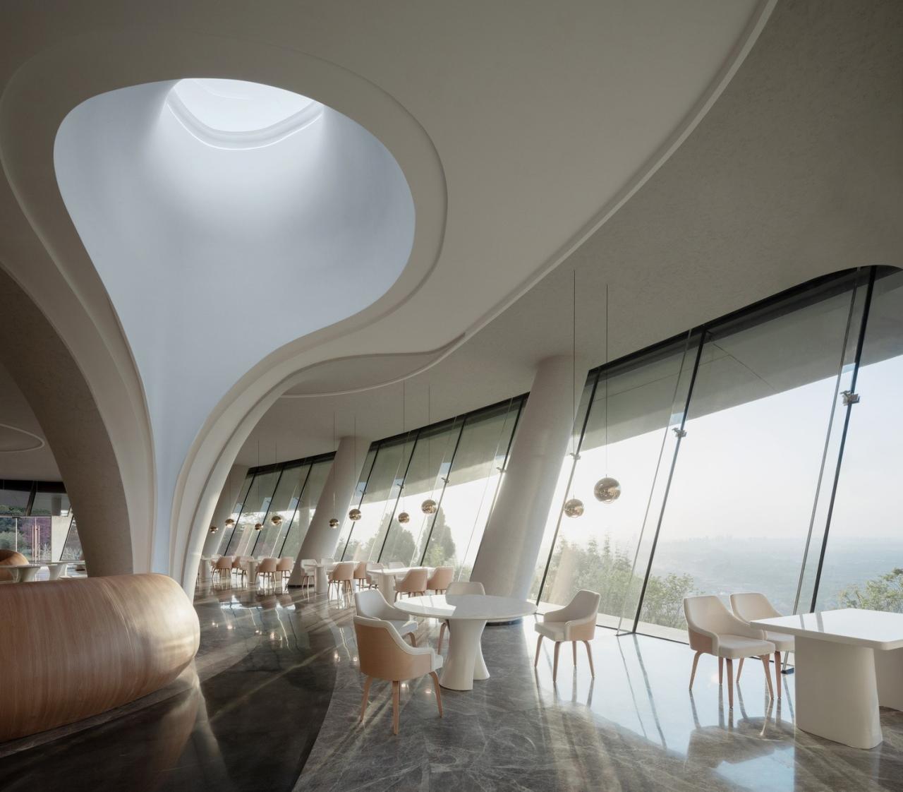 BIM建筑|龙泉山镜高空平台 / BUZZ建筑事务所