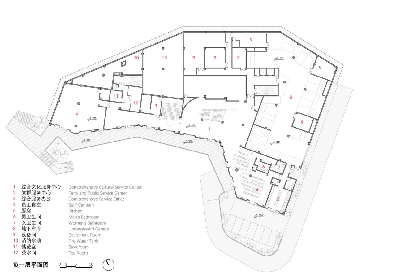 BIM建筑|磁器口服务中心 / 重庆悦集建筑设计