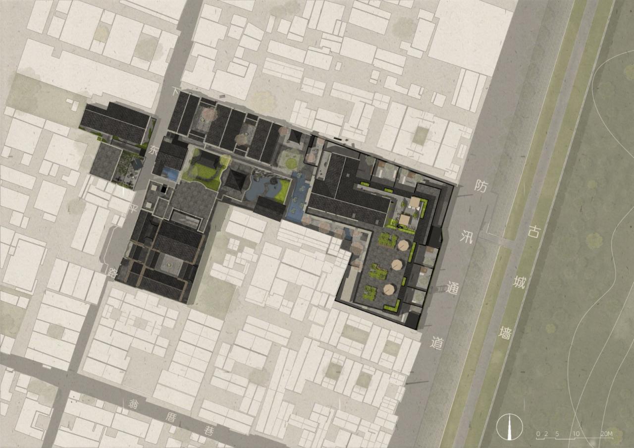 BIM建筑|潮州有熊酒店 / 以靠建筑