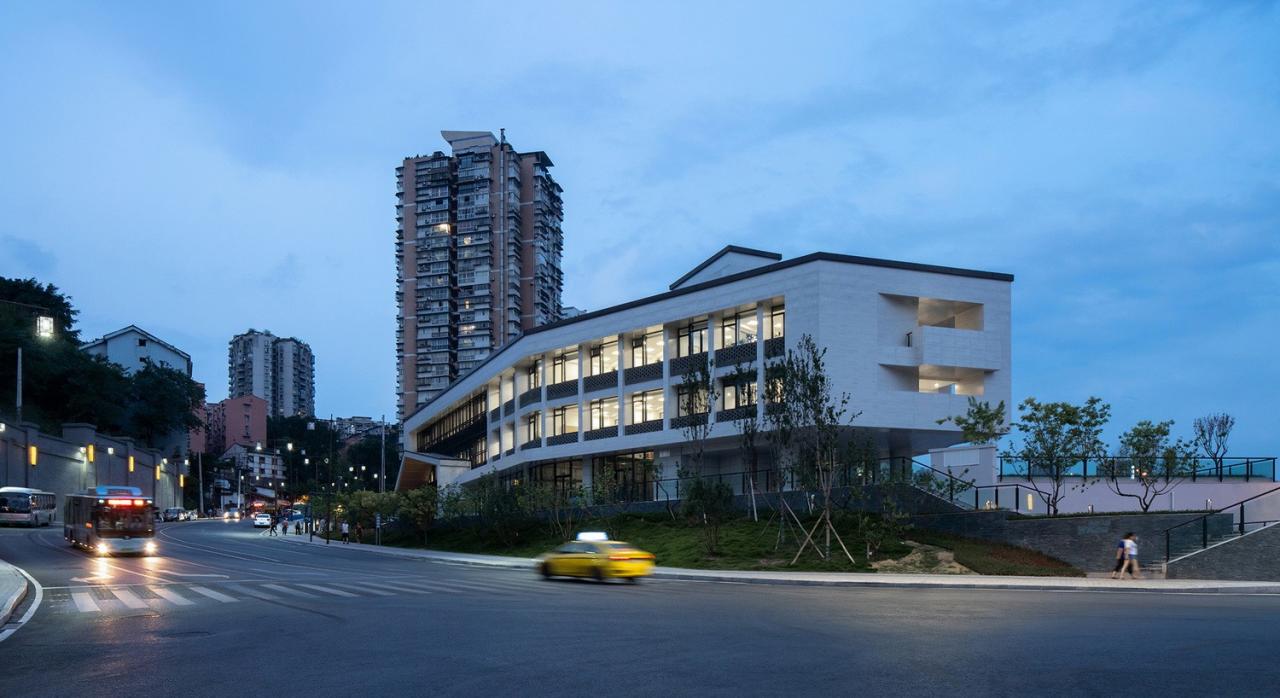 BIM建筑|磁器口服务中心 / 重庆悦集建筑设计