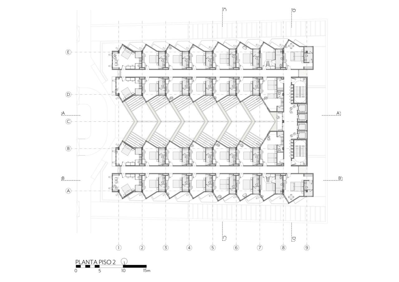 BIM建筑|BA’RA 酒店 / Plan:b arquitectos