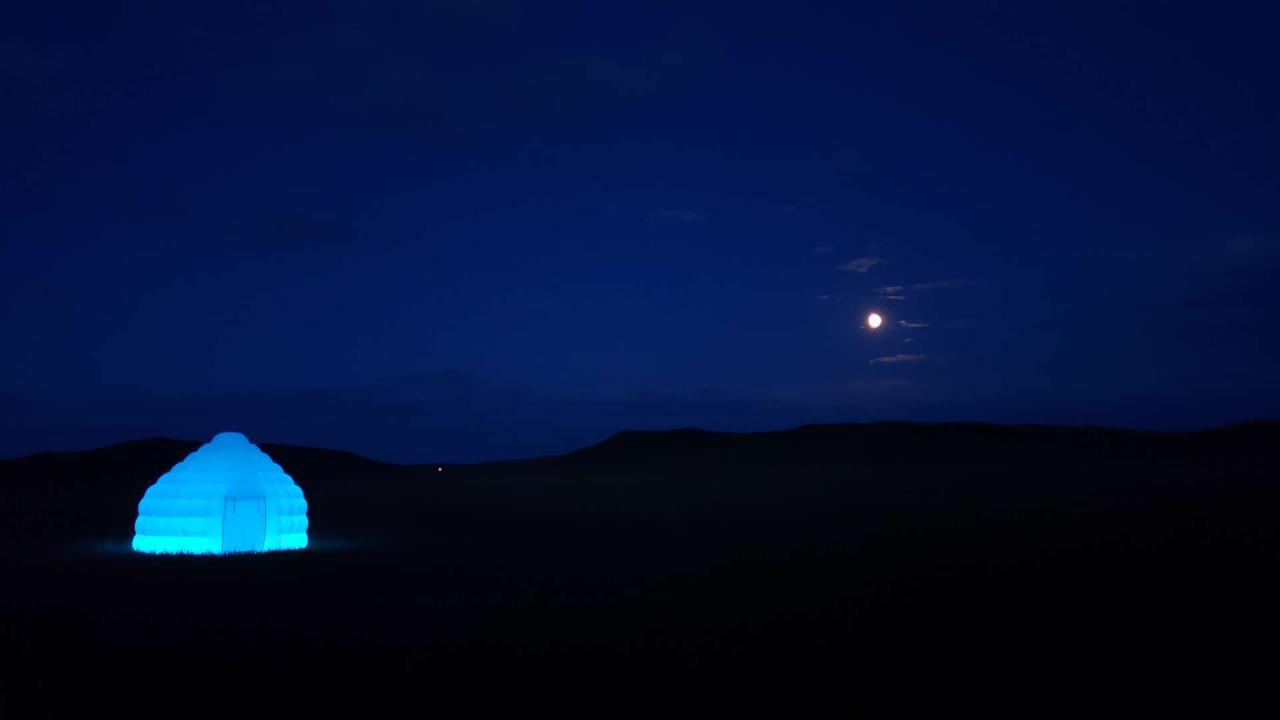 BIM建筑|充气蒙古包 Air Ger / 阁尔工作室