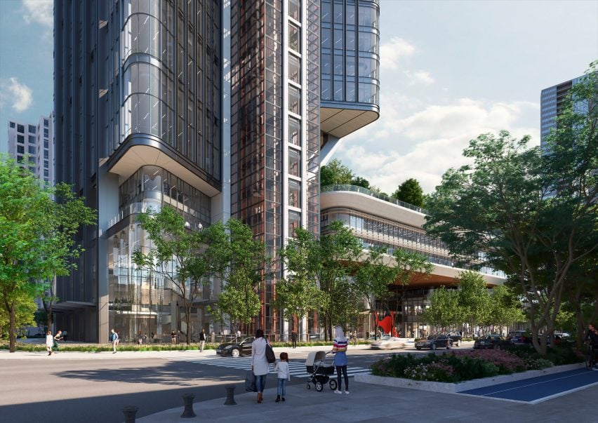 BIM建筑|RSHP在深圳设计开放式巨构超高层