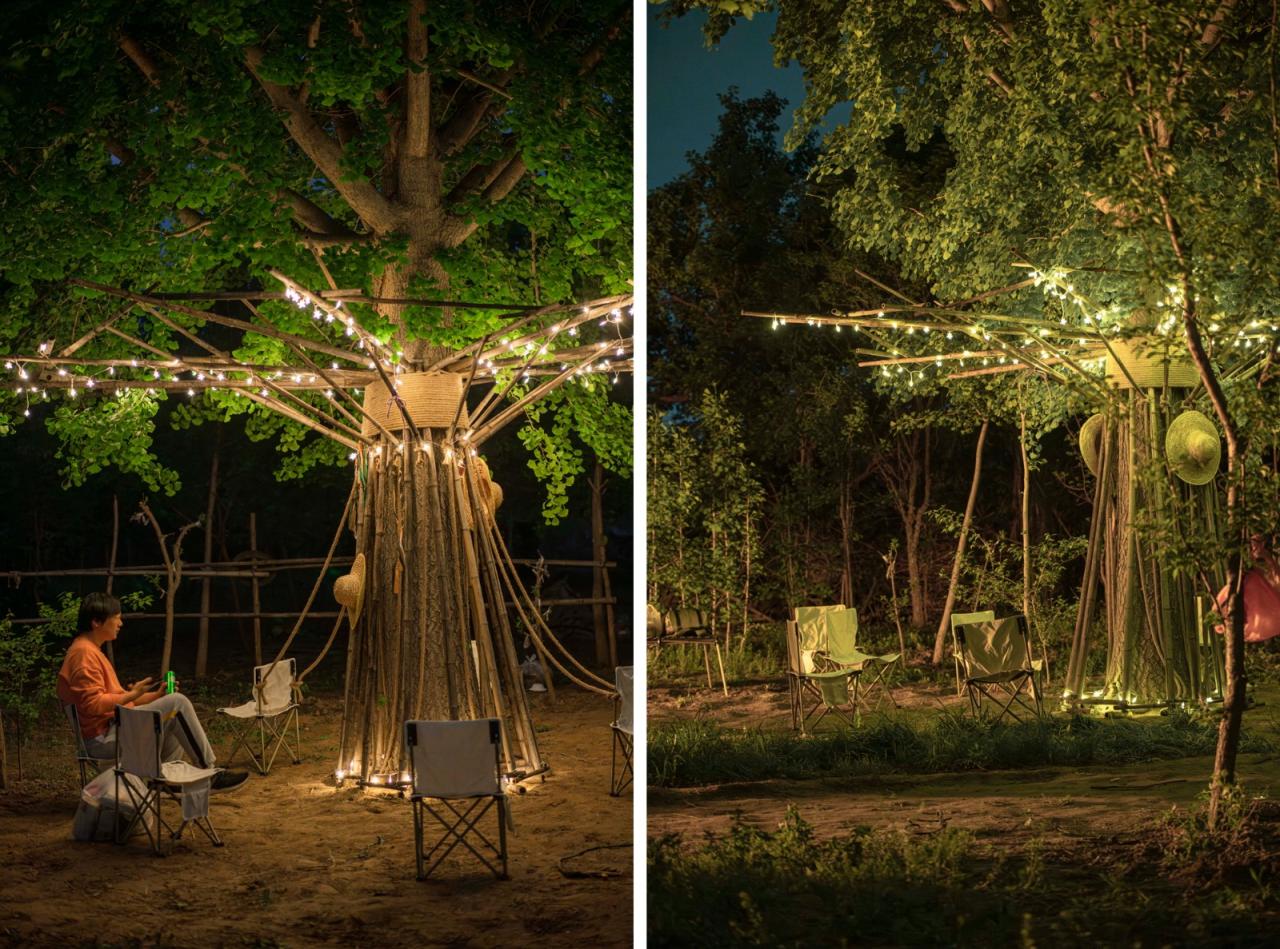 BIM建筑|拥抱可持续：竹装置 Tree of Life / UK Studio