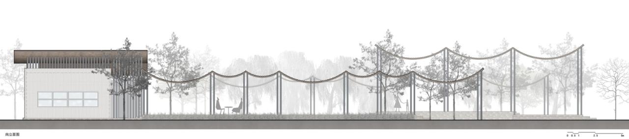 BIM建筑|径山花海帐亭 / 浙江农林大学园林设计院 + 杭州东维建筑