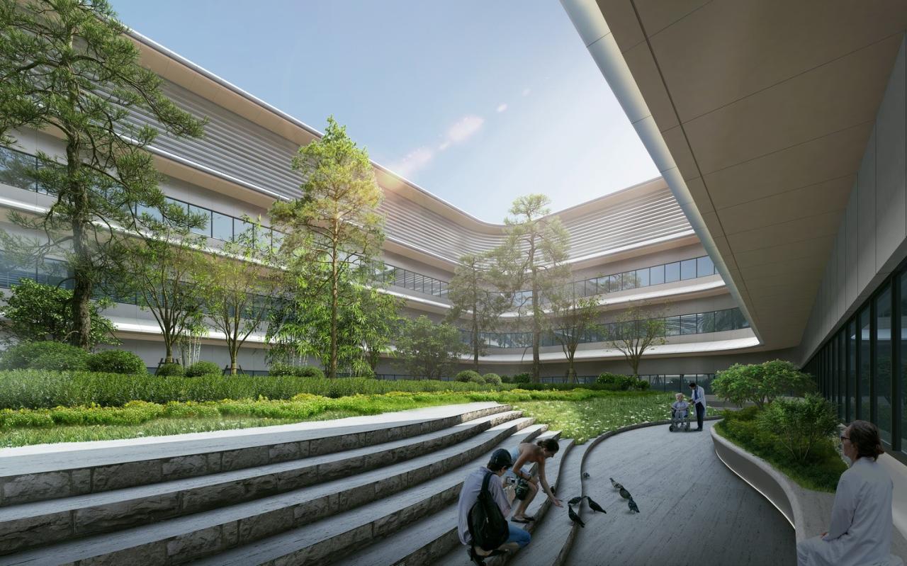 BIM建筑|以山水动脉形塑医校综合体：南方科技大学医学院及 南方科技大学附属医院 / 盖博建筑设计事务所