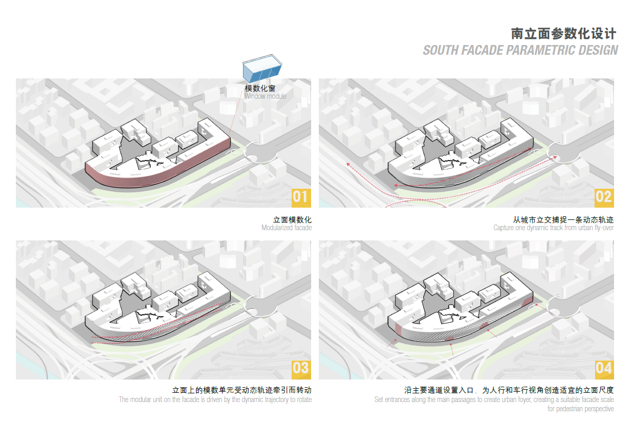 BIM建筑|律动绿洲，超越凝固时刻：临空超大型围合式建筑 / BAU建筑与城市设计事务所