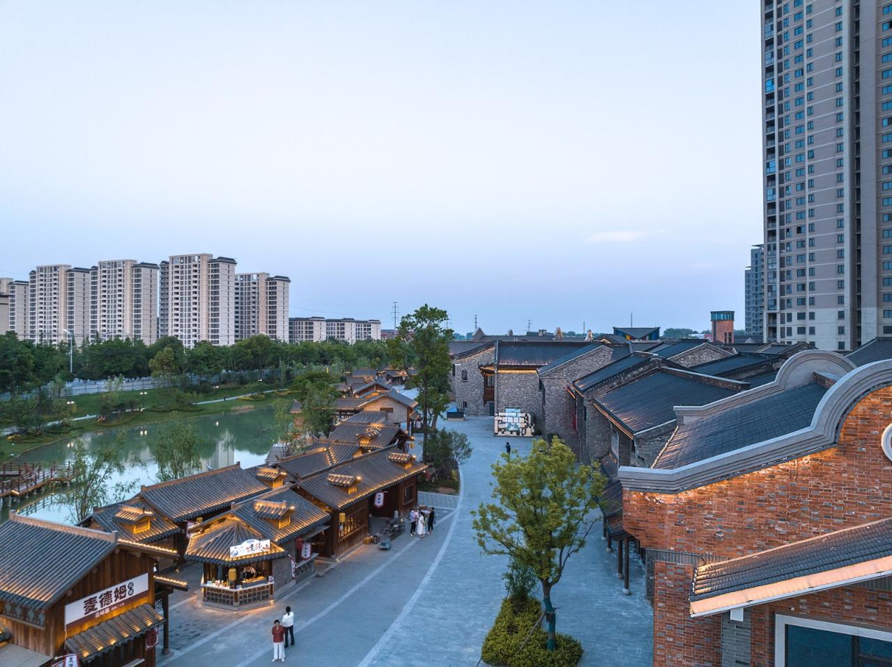 BIM建筑|古韵与新生，空间与群像：阜阳罍街 / 柏涛建筑