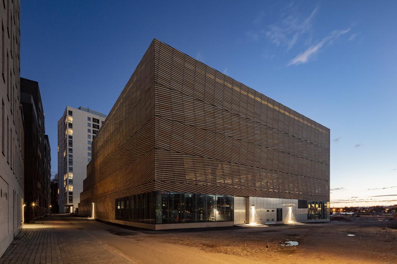 BIM建筑|梯田停车场 Saukonlaituri / ALA Architects