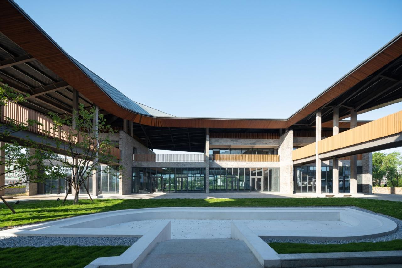 BIM建筑|台州路廊驿站 / 园舍建筑景观