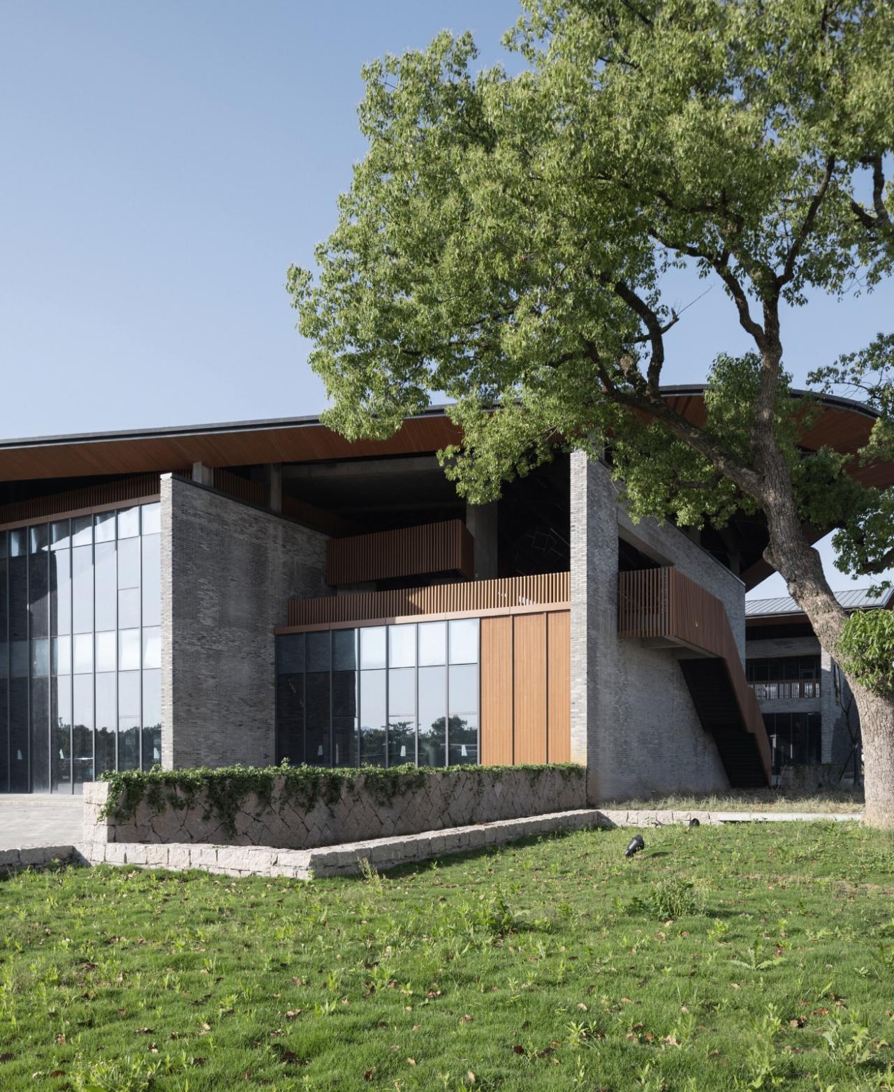 BIM建筑|台州路廊驿站 / 园舍建筑景观