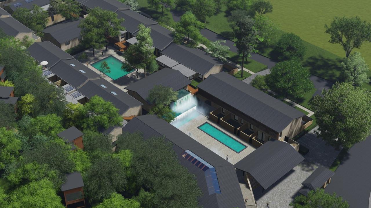 BIM建筑|瀑布下的诗意栖居:尧珈•瀑布村 /上海尧舜建筑设计有限公司