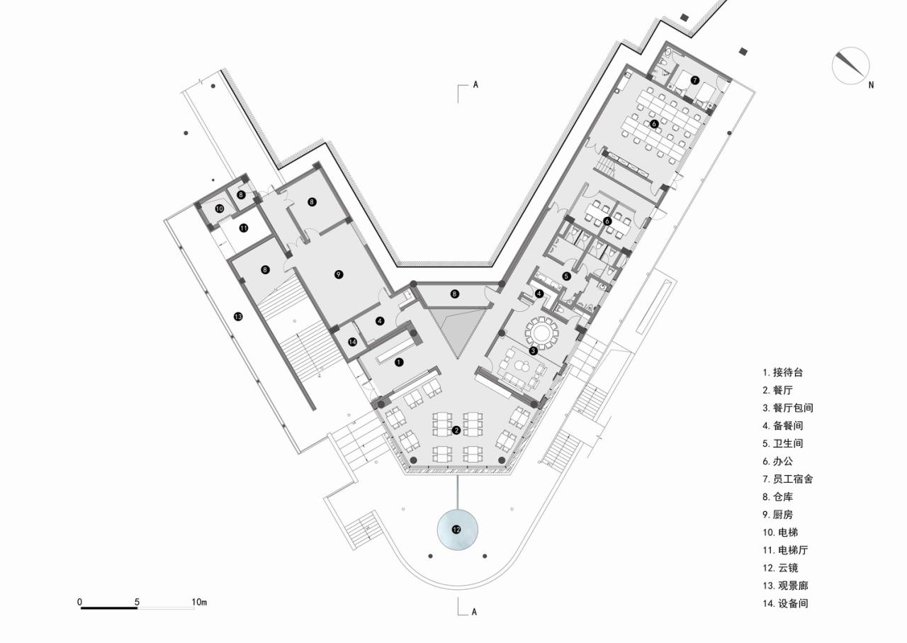BIM建筑|化作天上的星星, 静美的灵魂栖息地：石家庄安德生命纪念公园·云镜 / 小隐建筑