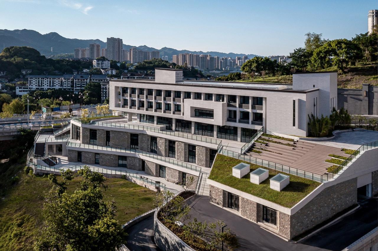 BIM建筑|磁器口服务中心 / 重庆悦集建筑设计