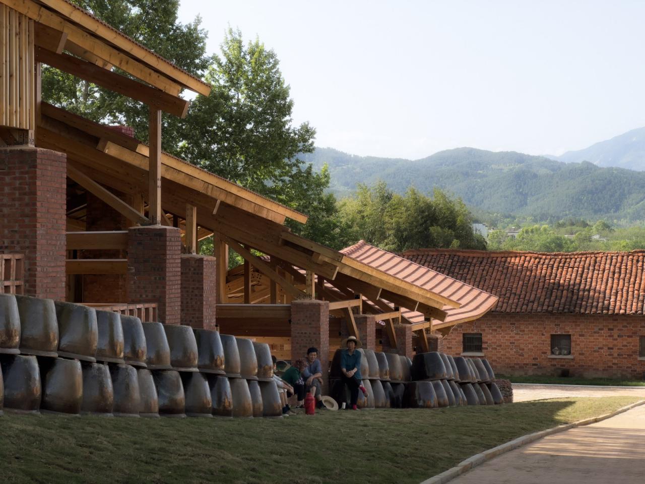 BIM建筑|安徽潜山痘姆龙窑及非遗客厅 / 灰空间建筑事务所