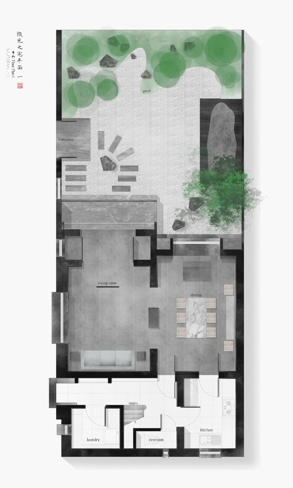 BIM建筑|微光之宅 / Wutopia Lab