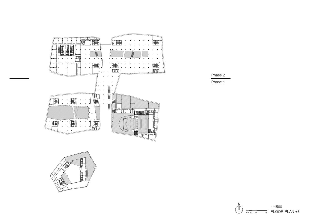 BIM建筑|山东省会文化艺术中心三馆 / 法国AS建筑工作室
