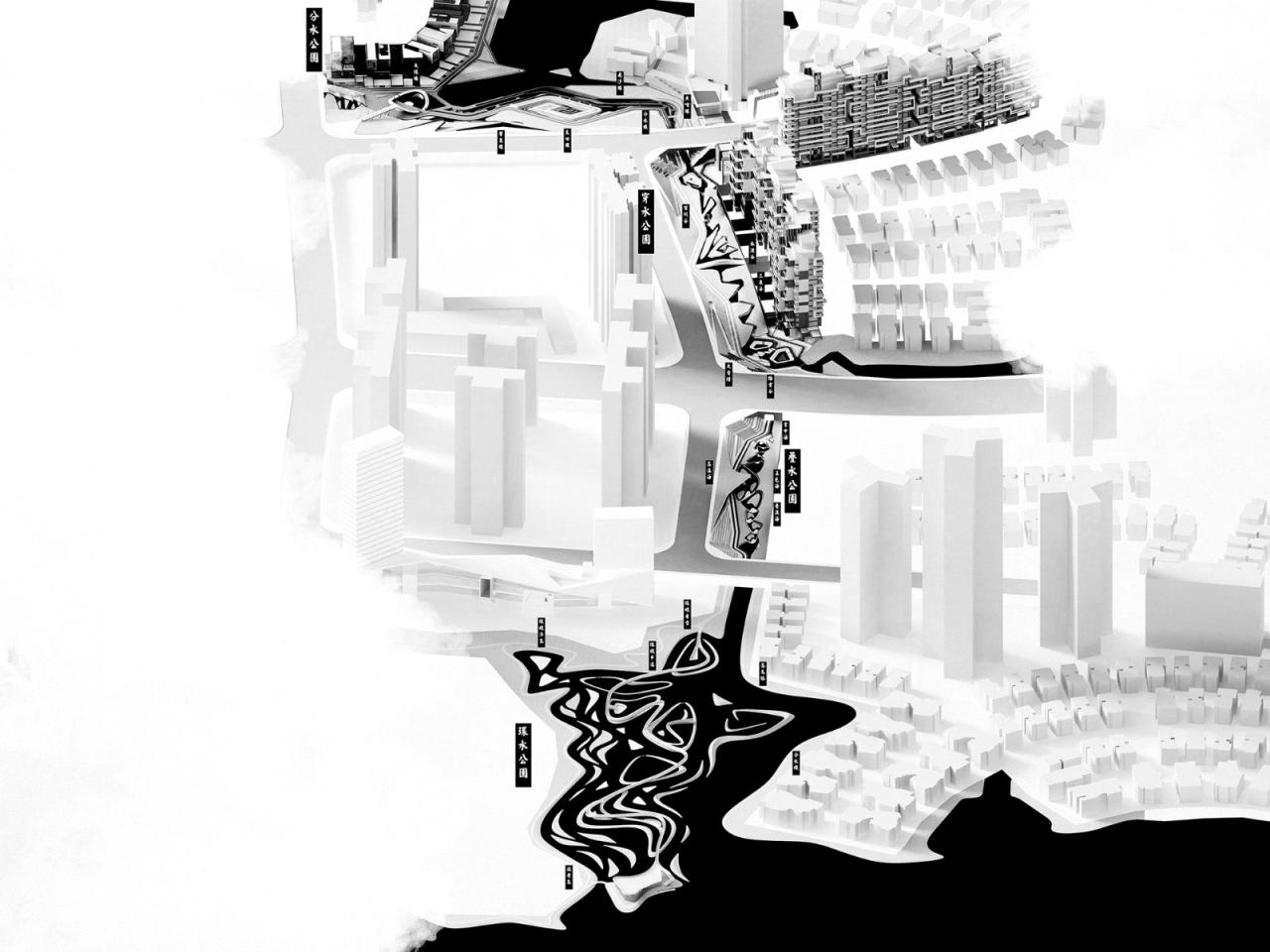 BIM建筑|景观设计：麓湖水线公园 / Lab D+H