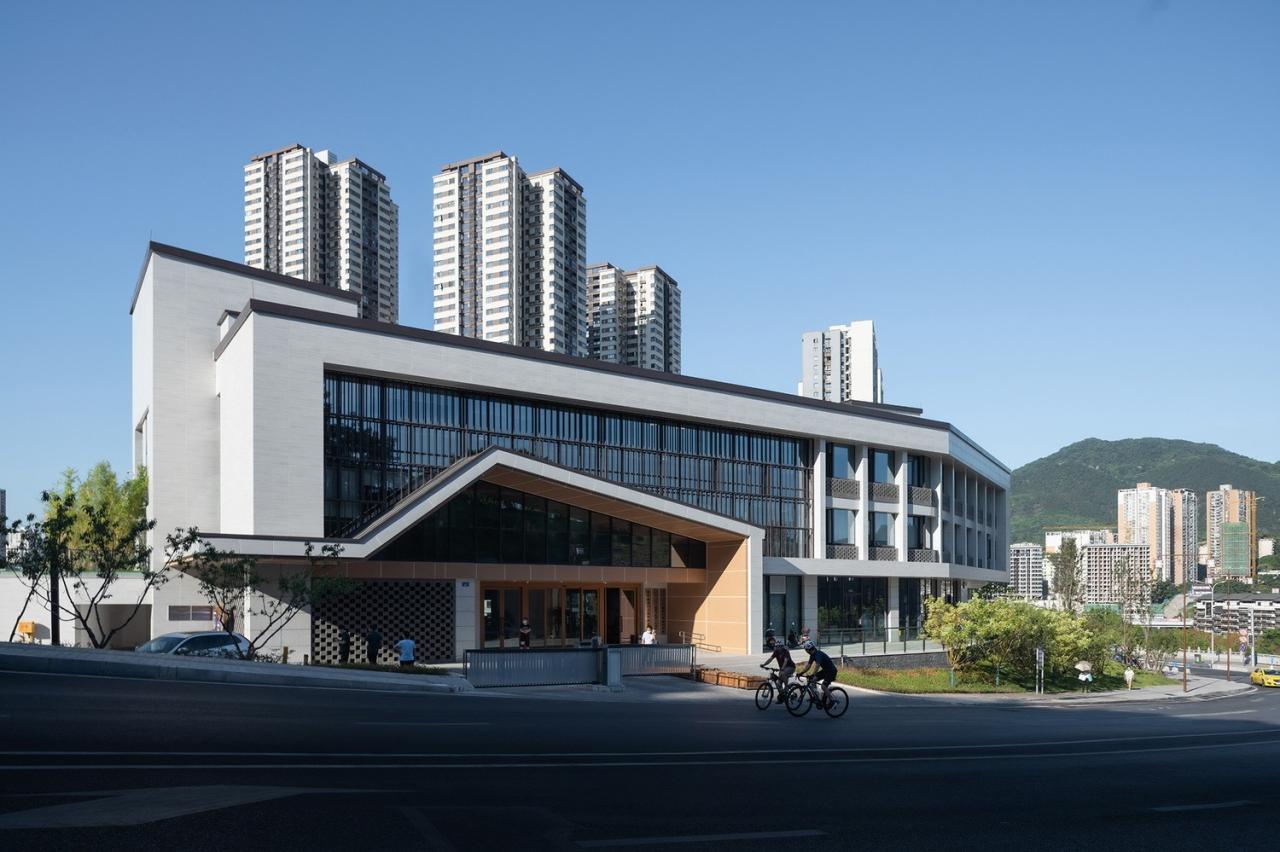 BIM建筑|磁器口服务中心 / 重庆悦集建筑设计