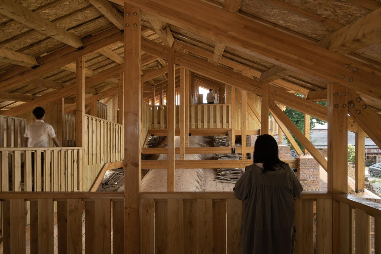 BIM建筑|安徽潜山痘姆龙窑及非遗客厅 / 灰空间建筑事务所