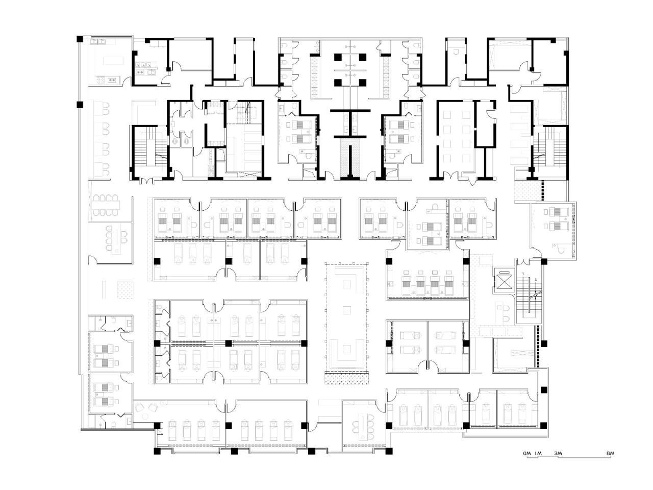 BIM建筑|内向理疗SPA，沈阳 / 素造建筑