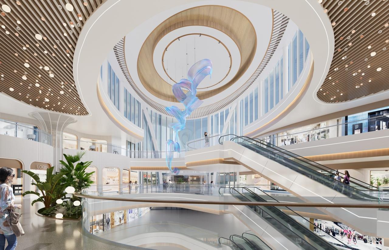 BIM建筑|山水之城·泰汶城市广场 / 简和建筑