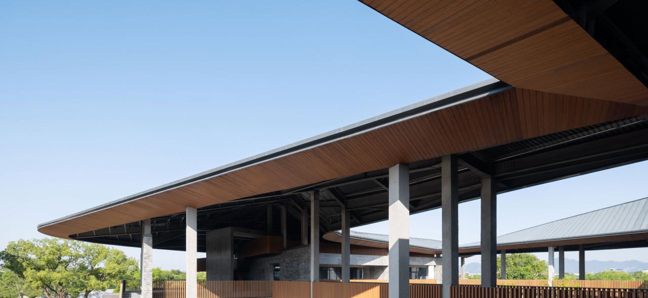 BIM建筑|台州路廊驿站 / 园舍建筑景观