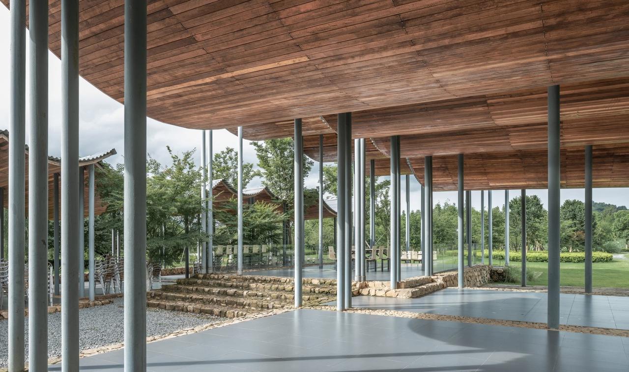 BIM建筑|径山花海帐亭 / 浙江农林大学园林设计院 + 杭州东维建筑