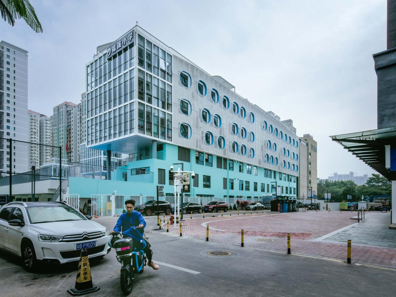 BIM建筑|学习层台—深圳福强小学 / 众建筑